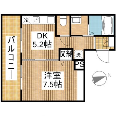 シップヤード・クワタ Ｓ-2 間取り図