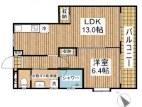 賃貸 花南 4階 間取り図