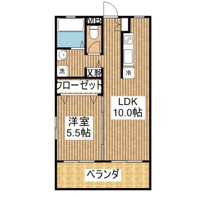 オアシスサザンクロス 301 間取り図