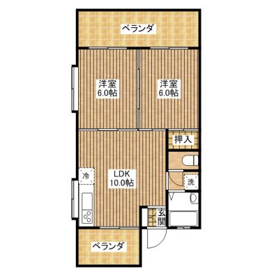 レジデンス喜納 301 間取り図