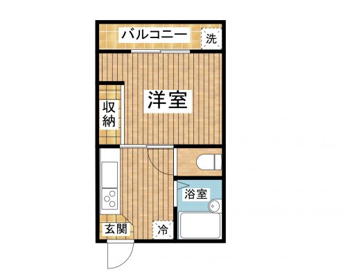 グリーンハイツ真映 弐号館 2C 間取り図