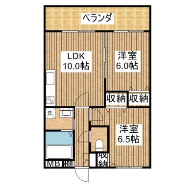 第10沖創 202 間取り図
