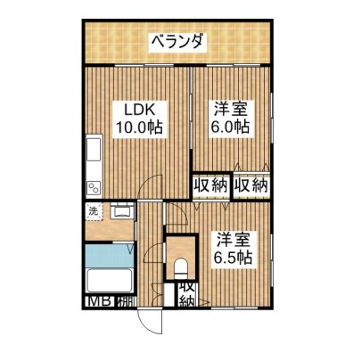 第10沖創 302 間取り図