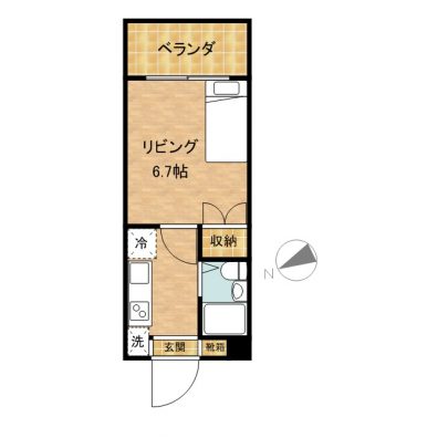 CoSta ISHIGAKI 4B 間取り図