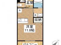 賃貸 メゾンドルシカ 3階 間取り図