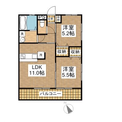 SiestaM 101 間取り図