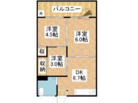 古波蔵マンションAP 間取り図