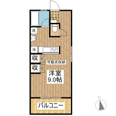 ハイネスコート 3C 間取り図