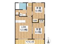 賃貸 リゾートマンションビューテラス 2階 間取り図