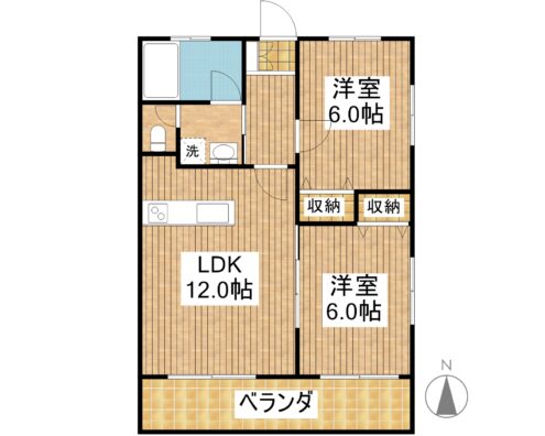 リゾートマンションビューテラス 201 間取り図