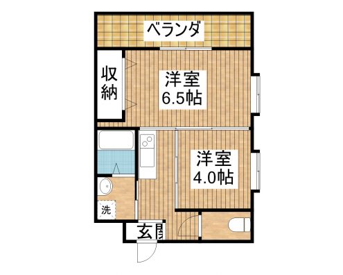 アルブル 303 間取り図