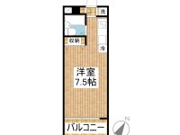 賃貸 はいほーまーB棟 2階 間取り図