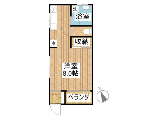コーラルコーポ 101 間取り図