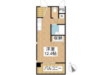 賃貸 YONAHA.B 2階 間取り図
