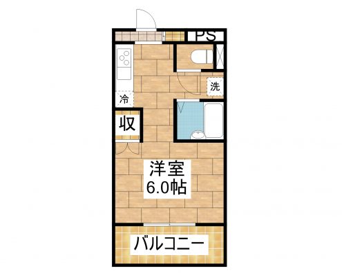 ワコーレKAMIJI 305 間取り図