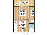 グリーンハイツ真映　壱号館 間取り図