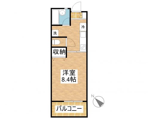 RICH RIVER 302 間取り図