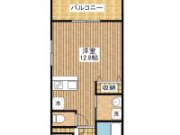 賃貸 ヴァンベール登野城 3階 間取り図