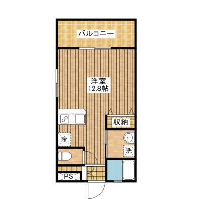 ヴァンベール登野城 301 間取り図
