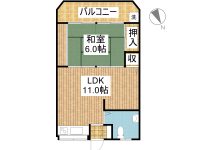 賃貸 ことぶき荘 2階 間取り図