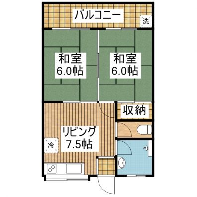 Mansion TAKEHAⅡ 303 間取り図