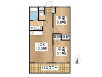 賃貸 はいほーまー A棟 3階 間取り図