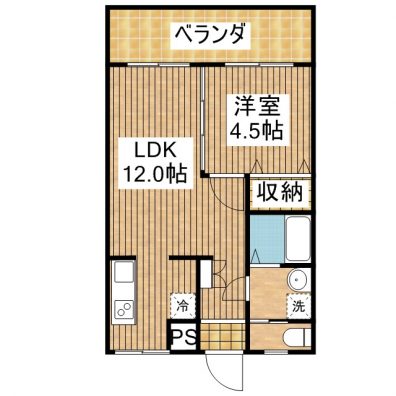 ARASHIRO HOUSE　 202 間取り図