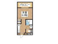 賃貸 ワコーレKAMIJI 2階 間取り図