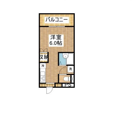 ワコーレKAMIJI 203 間取り図