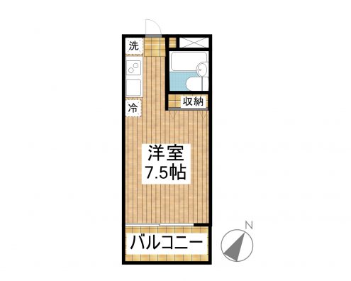 はいほーまーB棟 103 間取り図