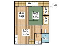 賃貸 ビレッジナカスメー 3階 間取り図