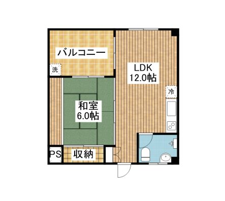 グランマンション明央 301 間取り図
