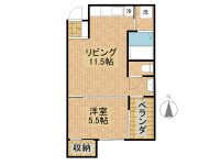 賃貸 フォーチューングランド 3階 間取り図