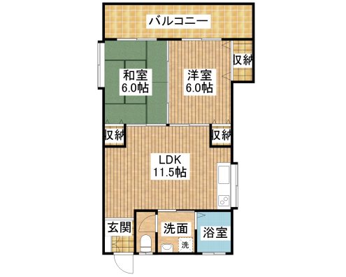 ＡＰみち 202 間取り図