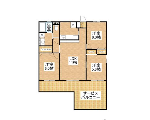 ＲＥＳＩＤＥＮＣＥ.Ｊ 701 間取り図