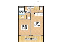 ハピネス宮良Ⅰ 間取り図