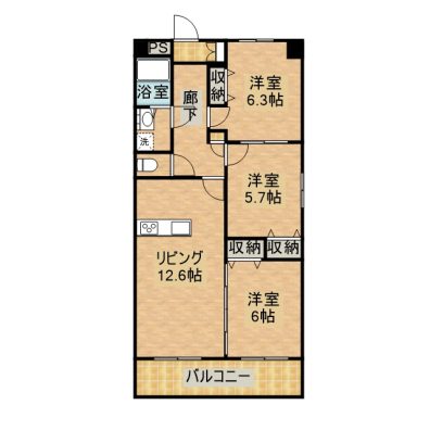 ＲＥＳＩＤＥＮＣＥ.Ｊ 501 間取り図