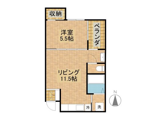 フォーチューングランド 103 間取り図