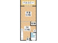 賃貸 シャトレ喜納 1階 間取り図
