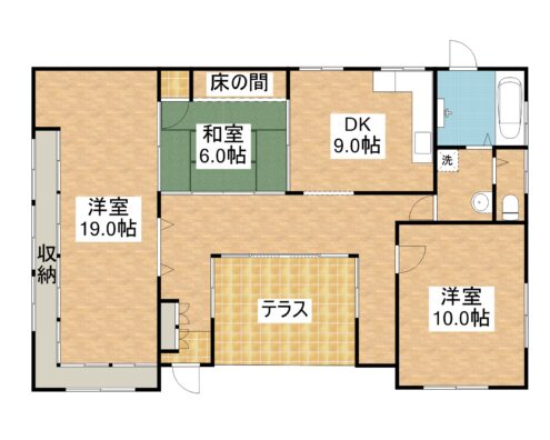 サザンリッチ住宅 間取り図