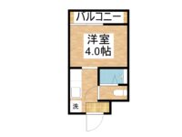 賃貸 sacrare hamasaki 3階 間取り図