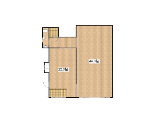 ラビットテナントビル 1F 間取り図