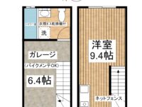 賃貸 H. GARAGE 1階 間取り図