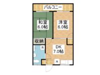 賃貸 パークヒルズ 3階 間取り図