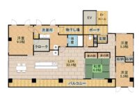 ワコーレKAMIJI 間取り図