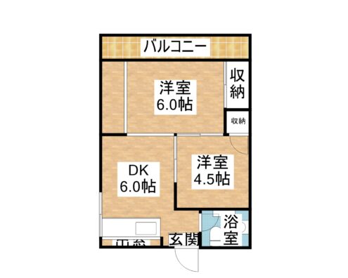 ことぶき荘 301 間取り図