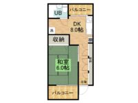 賃貸 アパートみやらび 2階 間取り図