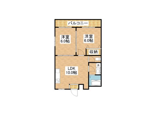 サンシャインヒル 1C 間取り図