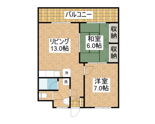 サザンリッチ先嶋 315 間取り図