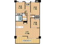 賃貸 コーラルベイ石垣島迎賓館 1階 間取り図